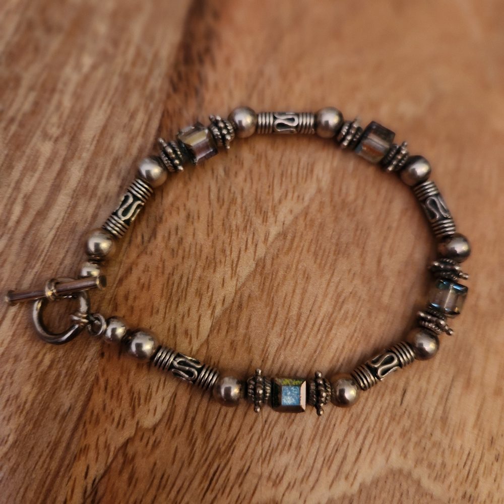 Silpada Silver  Beaded Bracelet